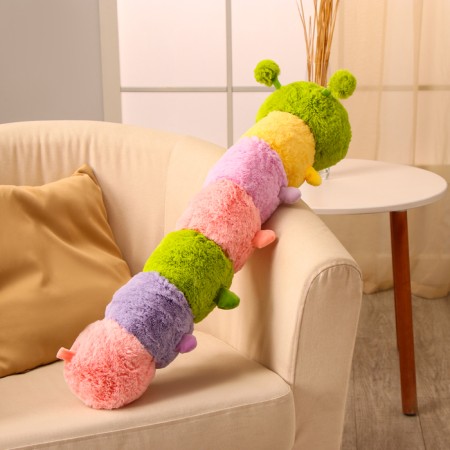 Soft toy "caterpillar", 75 cm, multi -colored-1