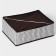 Organizer for storing linen Villy, 12 cells, 27 × 20 × 10 cm, white-brown