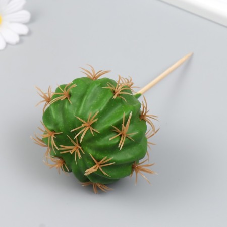 Artificial plant for creativity "Cactus Hymnocalcyium" 8x10.5 cm long 16 cm-1