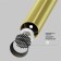 Suspended Technical P141RS-L125-6W3K-BBS, LED, 6 W, 30x30x651 mm, 270 lm, 3000K, black, brass