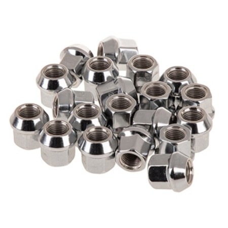 Haye cone Skyway, M12x1.25 Open 21mm, Key 17mm, Chrome, set 20 pcs-1