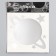 Interior mirror sticker "Saturn and stars" 38x31 cm