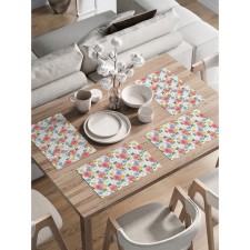 A set of napkins for setting the table 