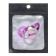 Nipple - orthodontic dummy, juicy, with a cap, +12 months, pink/silver, rhinestones