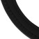 Braids for the steering wheel Nova Bright eco -leather perforated, black, m