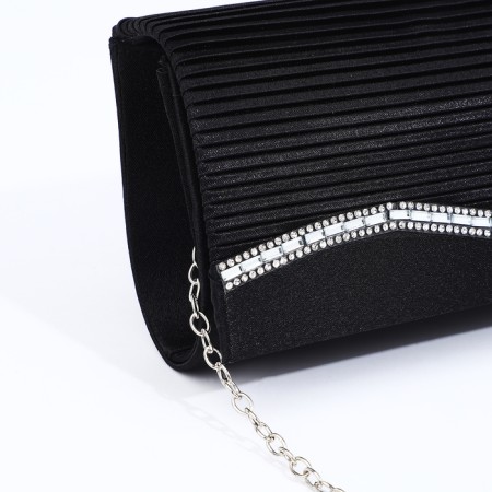 Magneta bag bag, long chain, black color-3