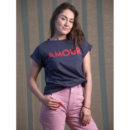 Women's T -shirt amour, size 54, color gray graphite-1