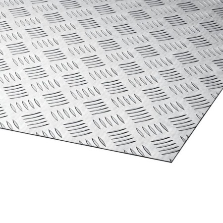 The corrugated sheet of the bison quintet 53832, aluminum, 600x600 x1.5 mm-1