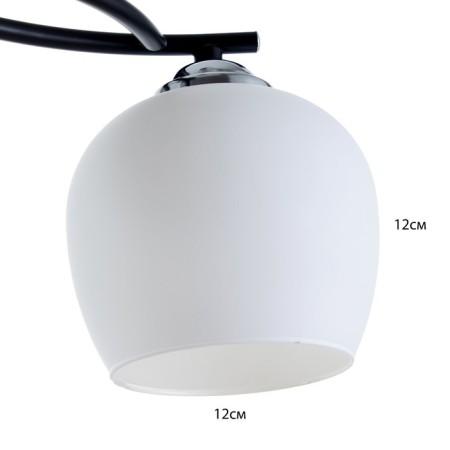 Alter chandelier 3he27 40w Black 42x21x27 cm Bayerlux-5