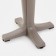 Set of garden furniture "Provence": table round diameter 65 cm + 2 chairs, mokko
