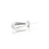 Anal traffic jam Mystim tristan, electrical stimulation, white color, 7.5 cm, d = 3 cm
