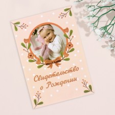 Folder for birth certificate 