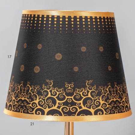 Aryel light lamp E27 40w Black-gold 21x21x34 cm Risalux-3