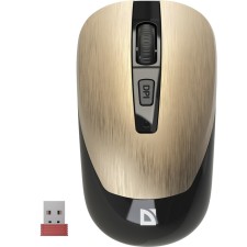 The mouse Defender Wave MM-995, wireless, optical, 1200 dpi, 1xaa (not in compl), yellow