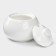 Porcelain sugarian with a Wilmax lid, 210 ml, white color