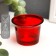 Glass of Glass "Gloss", red 4.7x6.2x6.2 cm
