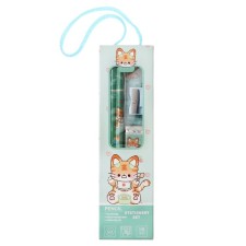 Chancellery Calligrata, 5 items, green