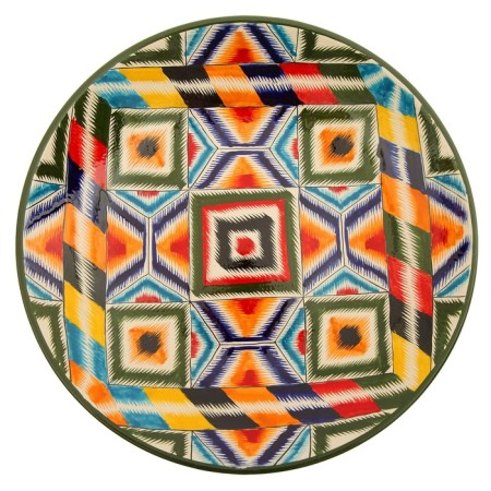 Lryagan Round Rishtan Ceramics, 41cm Mix-7