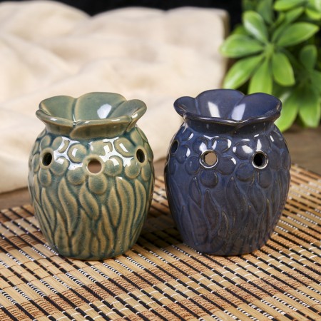 Aroma lamp ceramics "Flower Polyana" mix 8x6.5x6.5 cm-4