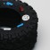 Toy toy "tire" for dogs, 8 cm, black