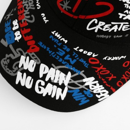 Ketka "graffiti" black, pp 56cm-2