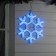 Neon figure "Snowflake", 50 cm, 480 LED, 220 V, glow of blue