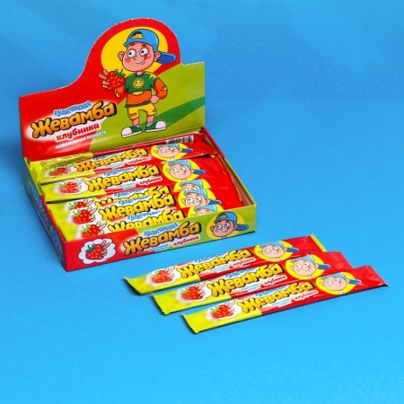 Chewing candy "Hooligan Zhevamba" strawberries, 12 g-1