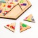 Puzzle wooden "World around. Entertaining triangles "