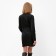 Women's dress Minaku: Silk pleasure Black color, rr 42