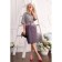 Female dress, size 56, purple color