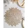 Serving napkin on the Venice table, d = 38 cm, gold color