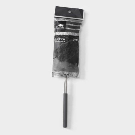 Raccoon dust removal brush, telescopic pen 33-81 cm, microfiber nozzle 17 cm-5
