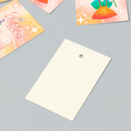 Cardboard "Flowers 10" set 10 pcs (5 types) 4x6 cm-3