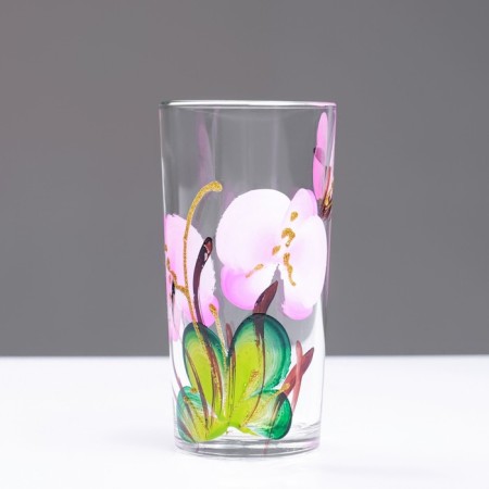 Set for juice "Orchid" art painting, 6 glasses 1250/200 ml mix-4