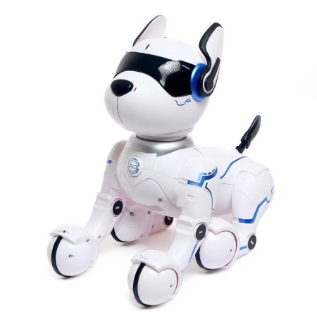Robot dog "Futcher" Zhorya, on the control panel, interactive: sound, light, dancing, musical, on the battery-3