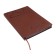 Dated 2025 diary, A5+, 176 sheets of Escalada, soft cover cover, pancake embossing, lies, cream block 70 g/m2, brown