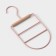 Monnector Organizer for belts and scarves multi -level LADOOM Laconique, 11.5 × 23 × 1.1 cm, pink color