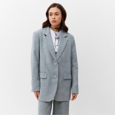 Women's jacket Mist Velvet, p. S-m gray