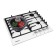 Hon surface NordFrost HS 6041 W, gas, 4 burners, white