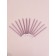 Candles for the cake "Royce", 12 pcs, pink metallic