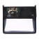 A5 notebook folder (230 x 190 x 50 mm), with Velcro valve, plastic/textiles, calligrata, "raccoon"