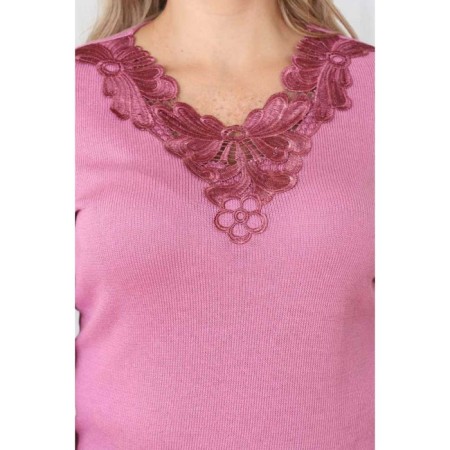 Female jumper, size 56, pink color-9