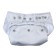 Reusable diaper, fleece, color is light gray