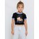 Children's T -shirt, height 152 cm, black color