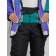 Ski jacket female winter, size 50, dark green color