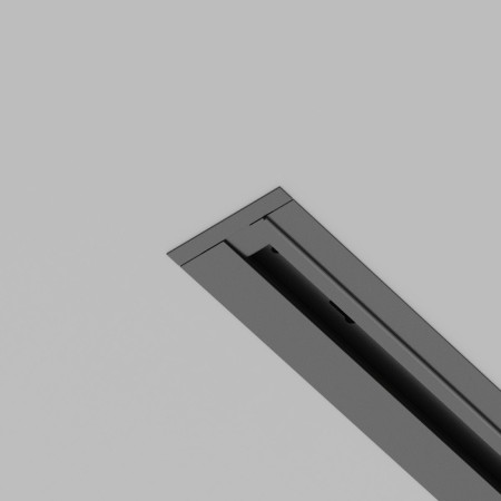 A plug for a built-in track system Technical TrarteC-11b, 3.7x6x2 cm, black color, 1 pc-3