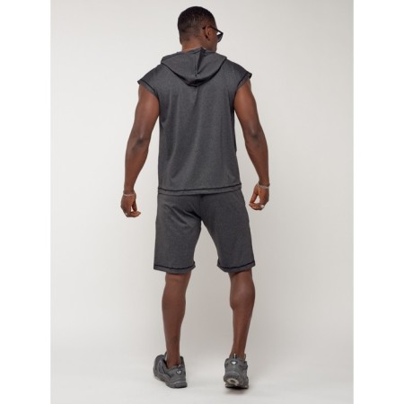 Sports suit men's, size 46-48, dark gray color-3