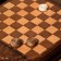 Handmade backgammon "coat of arms", deep cutting, with a pen, 60x30 cm, with a chess field, Armenia