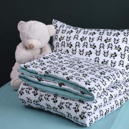Kid kit: blanket 160x220 cm, sheet 90x190 cm, pillowcase 50x70 cm-2