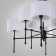 Ceiling Lamp EUROSTURNO 60162/8, E14, 8x40W, 840x840x640 mm, black color black
